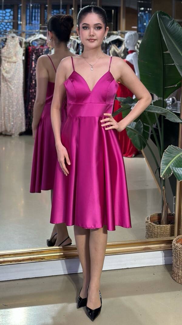 İndirimli Saten Abiye 95152 - 1