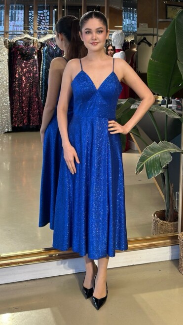 İndirimli Simli Abiye 95194 - abiyeniall