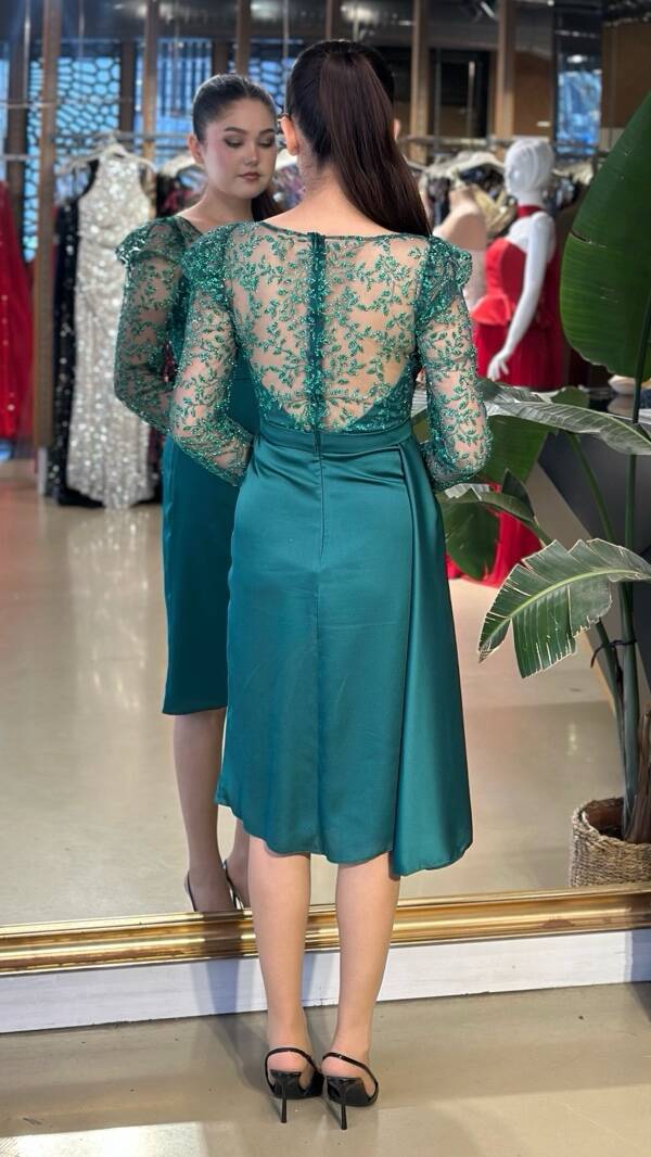 İndirimli Simli Abiye 95195 - 2