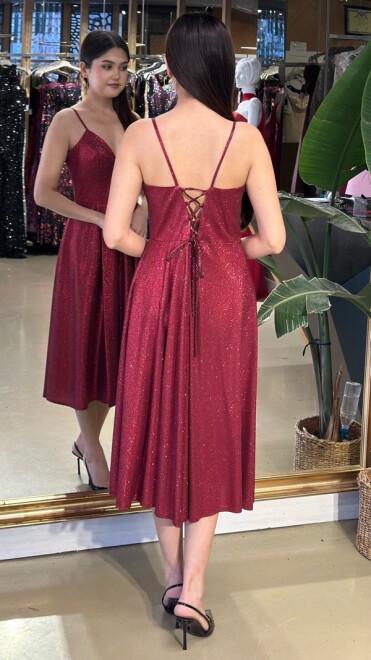 İndirimli Simli Abiye 95228 - 2