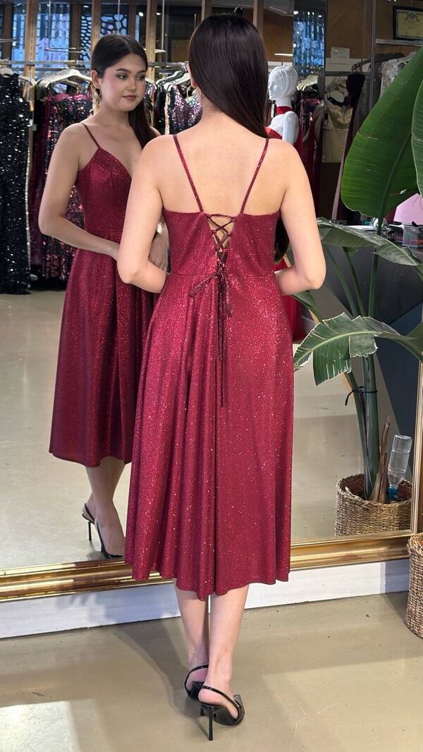 İndirimli Simli Abiye 95228 - 2